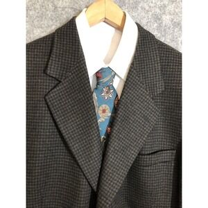 Gianfranco Ruffini  Blazer 44L Brown Italian Cashmere Suit Coat Jacket Business